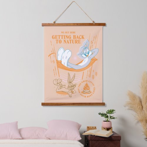 BUGS BUNNY Getting Back To Nature Hanging Tapestry
