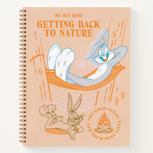 BUGS BUNNY Getting Back To Nature Notebook