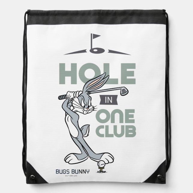 BUGS BUNNY™ Golfing - Hole in One Club Drawstring Bag (Front)