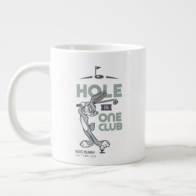 BUGS BUNNY™ Golfing - Hole in One Club Giant Coffee Mug (Left)