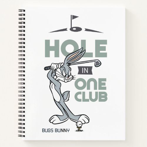 BUGS BUNNY Golfing _ Hole in One Club Notebook