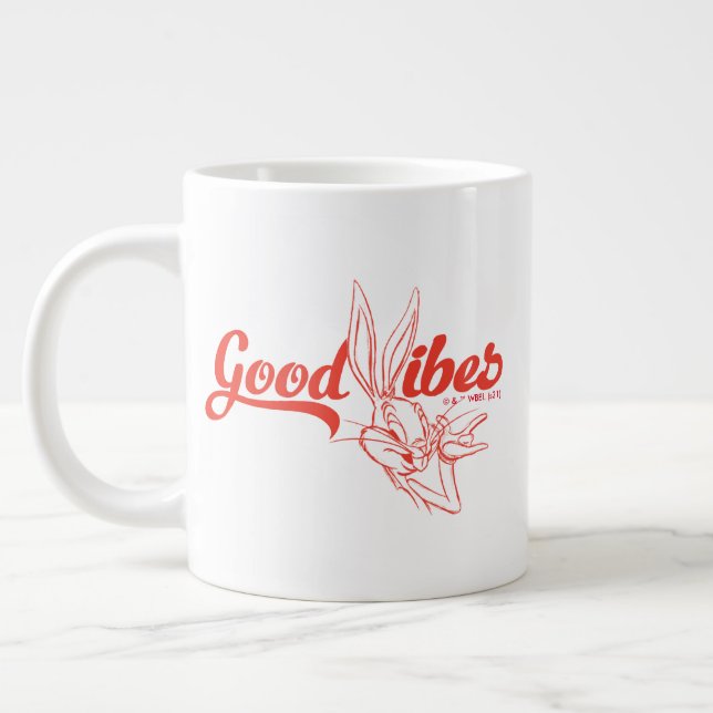 BUGS BUNNY™ | Good Vibes Giant Coffee Mug (Left)