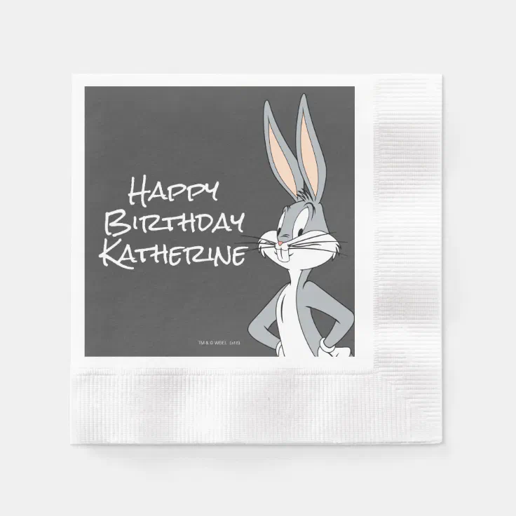 BUGS BUNNY™ | Hands on Hips Napkins | Zazzle