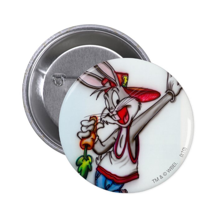 Bugs Bunny Hipster 2 Pinback Button