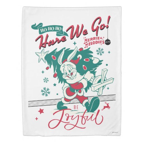 BUGS BUNNY _ Ho Ho Ho Hare We Go Duvet Cover