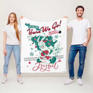 BUGS BUNNY™ - Ho Ho Ho, Hare We Go! Fleece Blanket