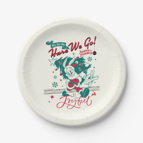 BUGS BUNNY _ Ho Ho Ho Hare We Go Paper Plates