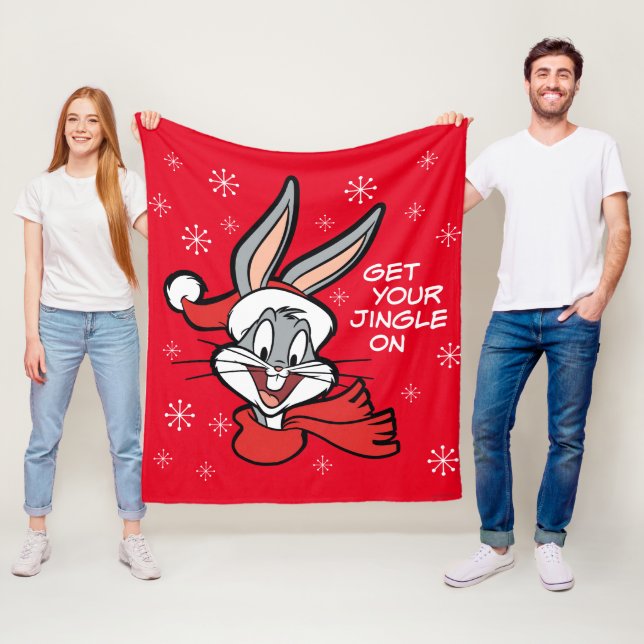 BUGS BUNNY™ Holiday Cheer Fleece Blanket (In Situ)