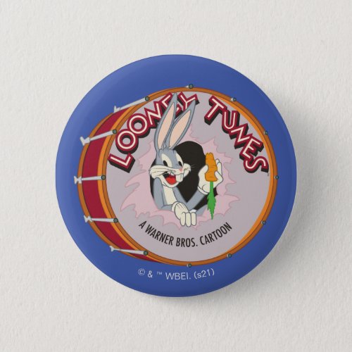 BUGS BUNNY Inside LOONEY TUNES Drum Button