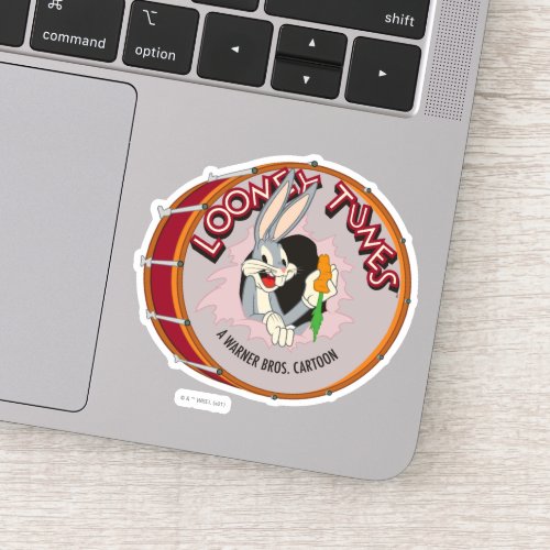 BUGS BUNNY Inside LOONEY TUNES Drum Sticker