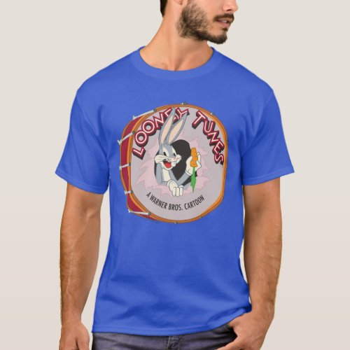 BUGS BUNNY Inside LOONEY TUNES Drum T_Shirt