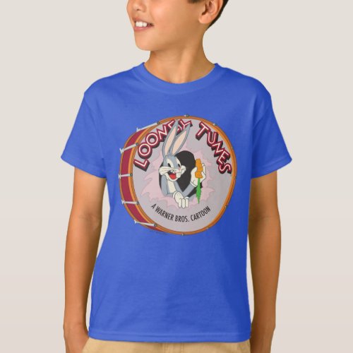 BUGS BUNNY Inside LOONEY TUNES Drum T_Shirt