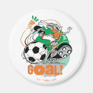 BUGS BUNNY™ Kicking Soccer Goal Magnet