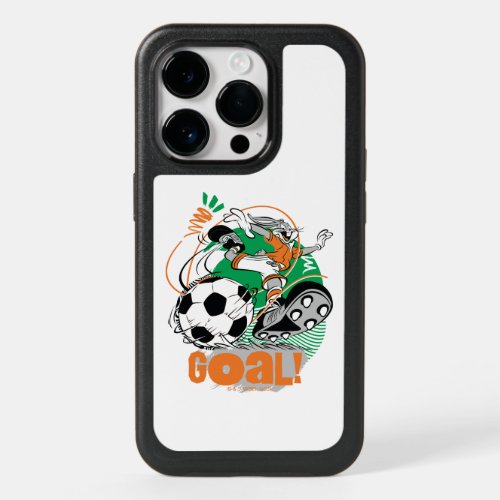 BUGS BUNNY Kicking Soccer Goal OtterBox iPhone 14 Pro Case