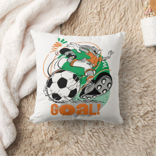 BUGS BUNNY™ Kicking Soccer Goal Throw Pillow