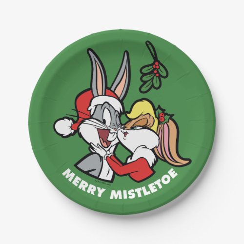 BUGS BUNNY  Lola Merry Mistletoe Paper Plates