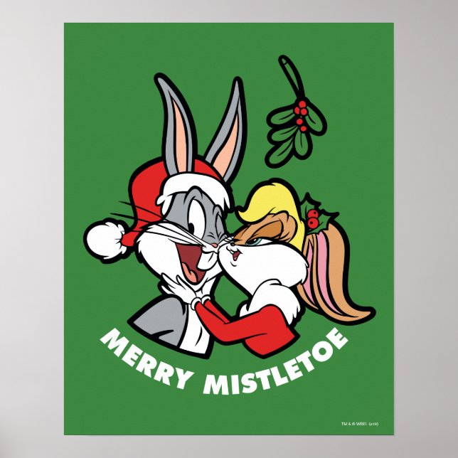 BUGS BUNNY™ & Lola "Merry Mistletoe" Poster (Front)