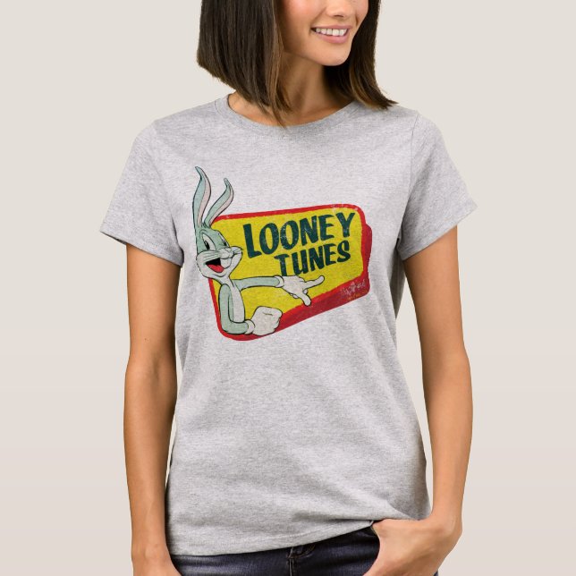 BUGS BUNNY™ LOONEY TUNES™ Retro Patch T-Shirt (Front)