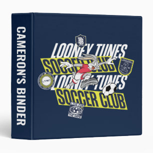 BUGS BUNNY™ LOONEY TUNES™ Soccer Club 3 Ring Binder