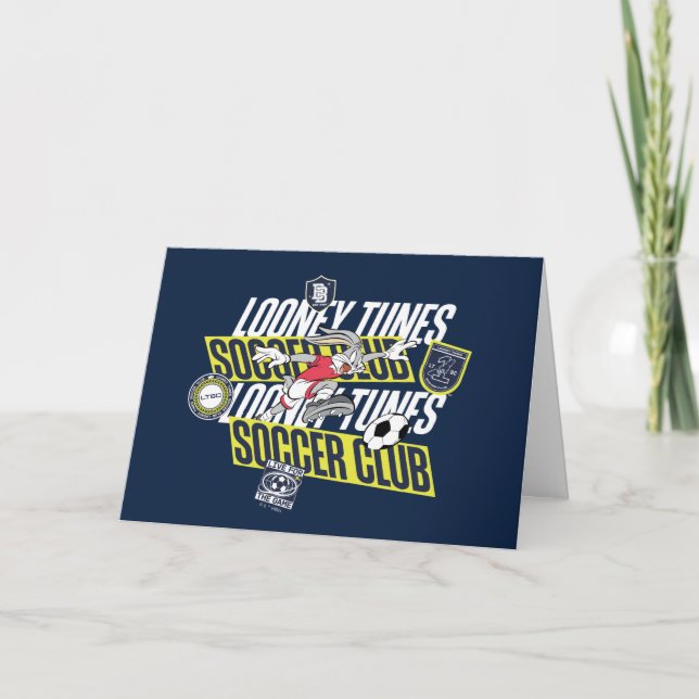 BUGS BUNNY™ LOONEY TUNES™ Soccer Club Card (Front)