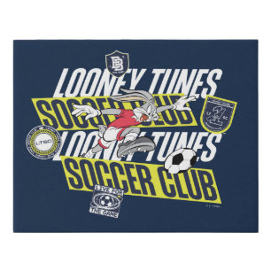 BUGS BUNNY™ LOONEY TUNES™ Soccer Club Faux Canvas Print