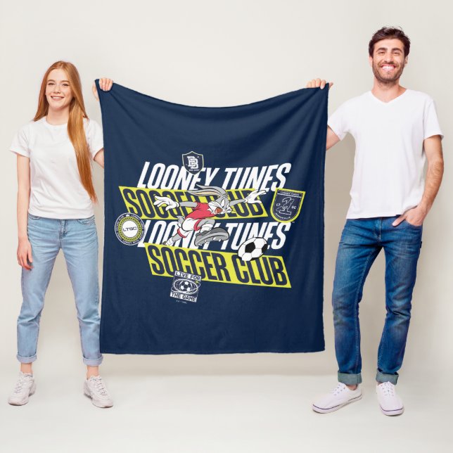 BUGS BUNNY™ LOONEY TUNES™ Soccer Club Fleece Blanket (In Situ)
