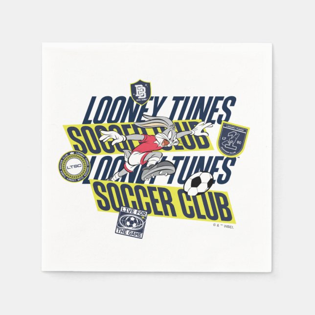 BUGS BUNNY™ LOONEY TUNES™ Soccer Club Napkins (Front)