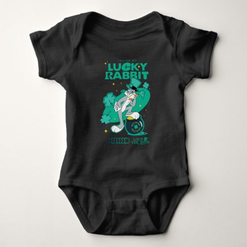 BUGS BUNNY Lucky Rabbit Baby Bodysuit