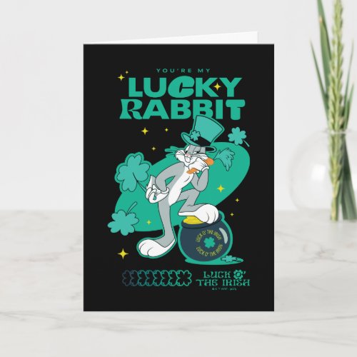 BUGS BUNNY Lucky Rabbit Card