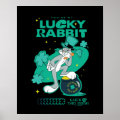 BUGS BUNNY™ Lucky Rabbit Poster | Zazzle