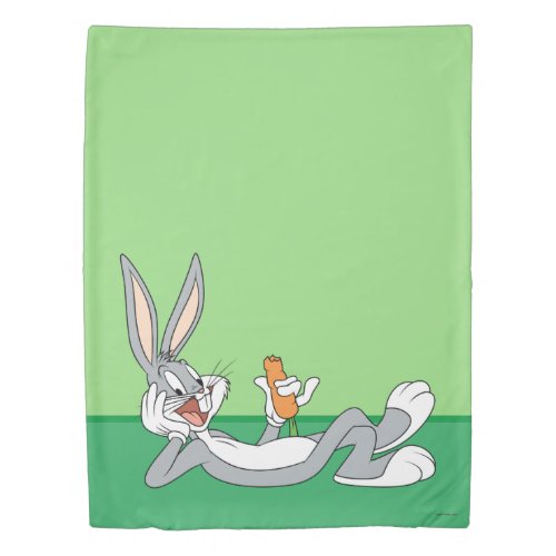 BUGS BUNNY Lying Down Eating Carrot Duvet Cover