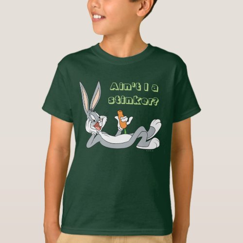 BUGS BUNNY Lying Down Eating Carrot T_Shirt