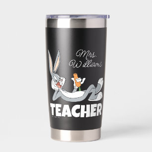 BUGS BUNNY™ Lying Down Eating Carrot Teacher Insulated Tumbler