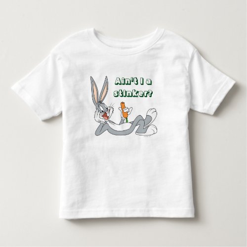 BUGS BUNNY Lying Down Eating Carrot Toddler T_shirt