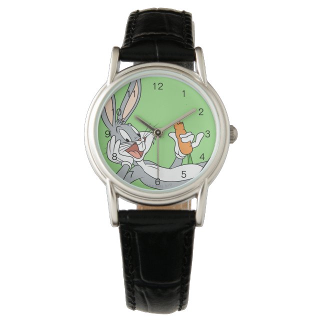 BUGS BUNNY™ Lying Down Eating Carrot Watch (Front)