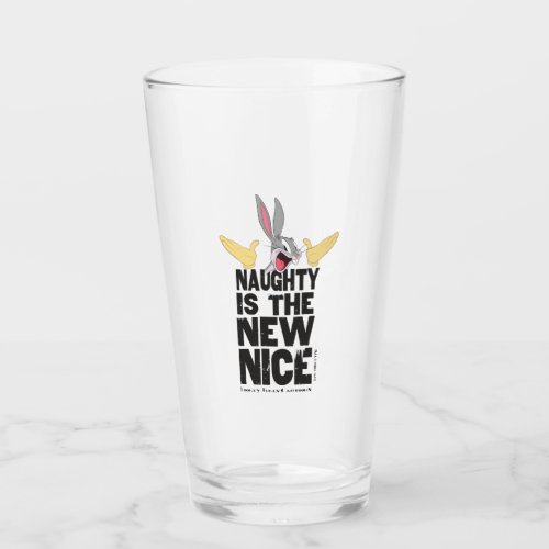 BUGS BUNNYâ Naughty Is The New Nice Glass