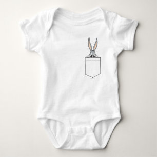 BUGS BUNNY™ Peeking Out Of Pocket Baby Bodysuit