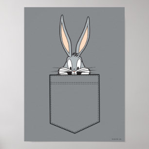 BUGS BUNNY™ Peeking Out Of Pocket Poster