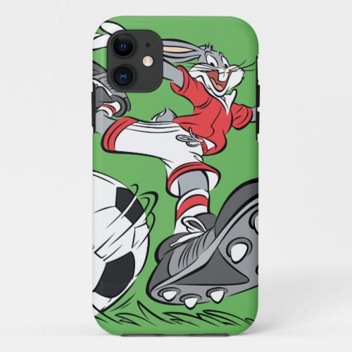 BUGS BUNNY Playing Soccer iPhone 11 Case