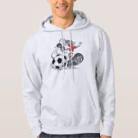 BUGS BUNNY™ Playing Soccer Hoodie | Zazzle