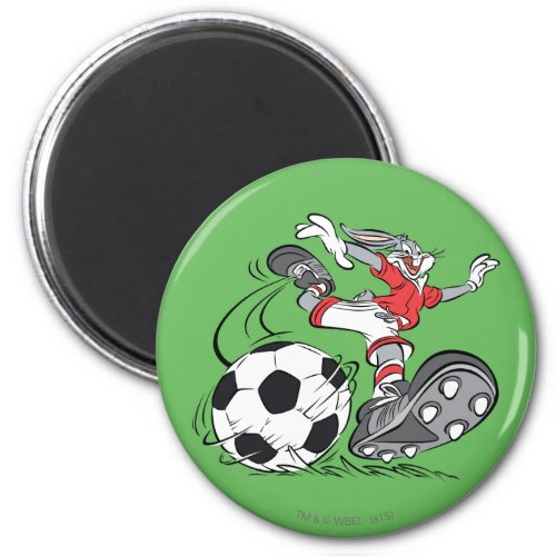 BUGS BUNNY Playing Soccer Magnet