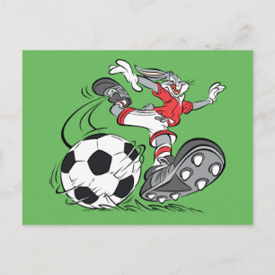 BUGS BUNNY™ Playing Soccer Postcard
