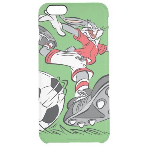 BUGS BUNNY Playing Soccer Clear iPhone 6 Plus Case