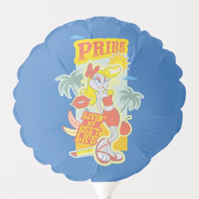 BUGS BUNNY™ Pride - Livin' My Best Life Balloon (Front)