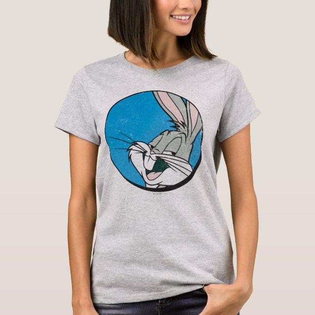 BUGS BUNNY™ Retro Blue Patch T-Shirt (Front)