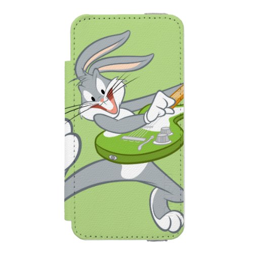 BUGS BUNNY Rocking On Guitar iPhone SE55s Wallet Case