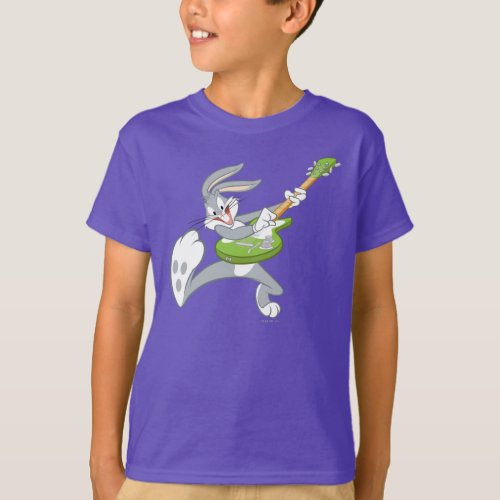 BUGS BUNNY Rocking On Guitar T_Shirt
