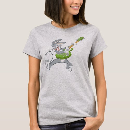 BUGS BUNNY Rocking On Guitar T_Shirt