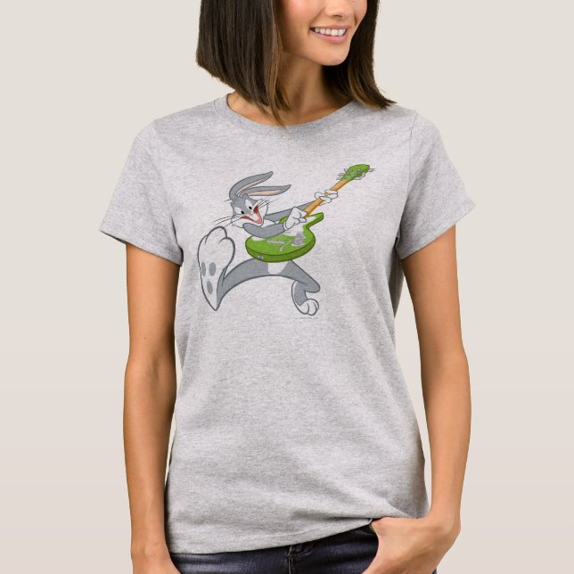 BUGS BUNNY™ Rocking On Guitar T-Shirt (Front)