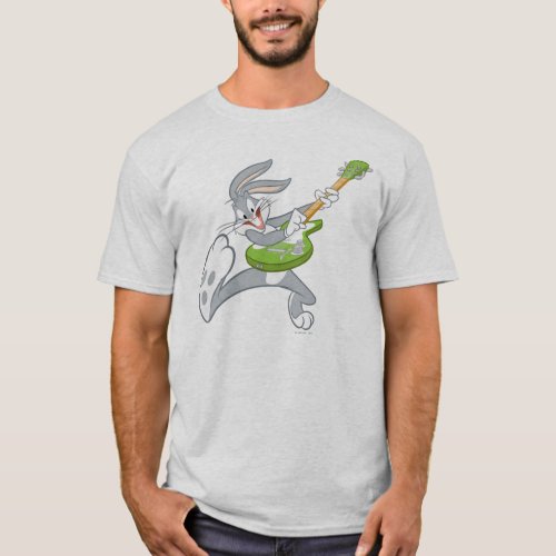 BUGS BUNNY Rocking On Guitar T_Shirt